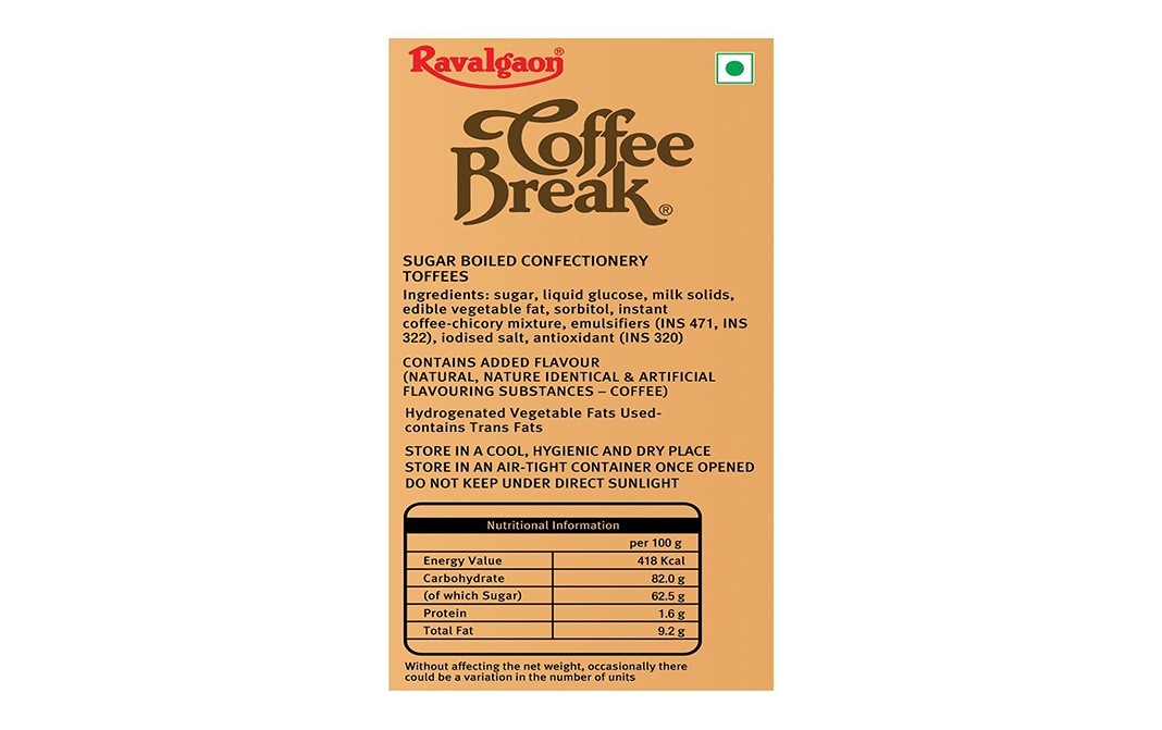 Ravalgaon Coffee Break Toffees   Pack  238 grams